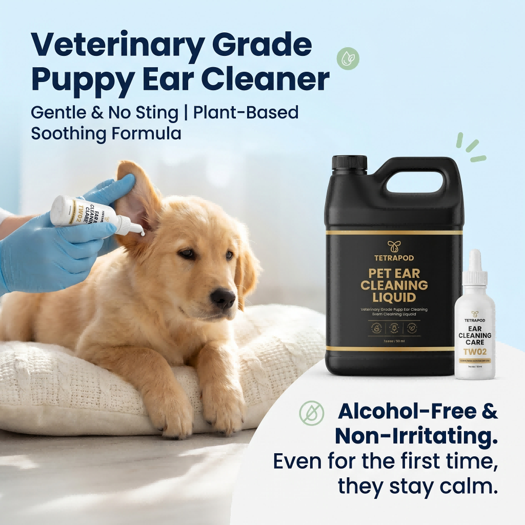 Vet-Approved Puppy Ear Treatment Pet Ear Liquid